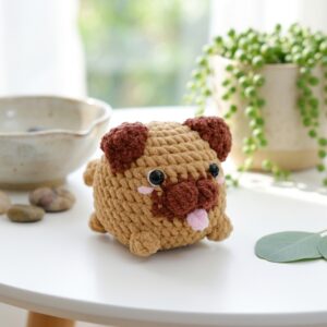 no sew crochet pug dog pattern