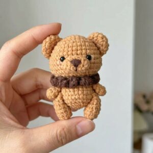 Crochet Mini Teddy Bear Pattern