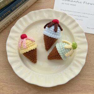 crochet mini ice cream pattern