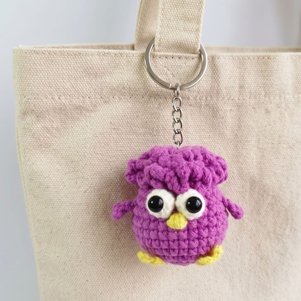 Free Broccoli Bird Crochet Pattern – Cute Amigurumi Keychain You'll Love Making